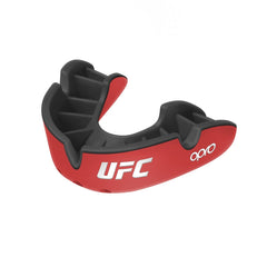 Opro Senior mouthguard Silver UFC, red black