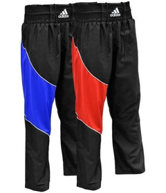 Adidas kickbox hlače, crno-crvene