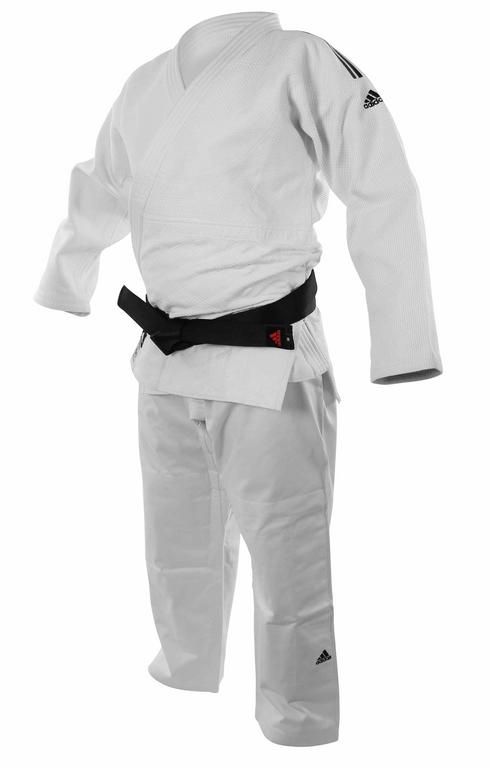 Adidas JU kimono Champion II IJF Slim fit 690g, bijelo