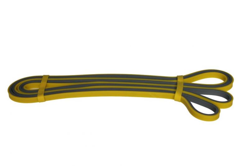 Katsudo vrlo lagana gumena traka za vježbanje Flexband, žuto-siva