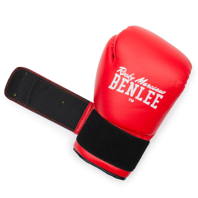 BENLEE leather boxing gloves RODNEY, red