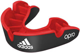 Adidas Junior štitnik za zobe 4. generacije Opro Silver, belo-črno