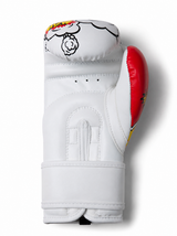 Katsudo Kids Faux Leather Boxing Gloves CrushX, White Patterned