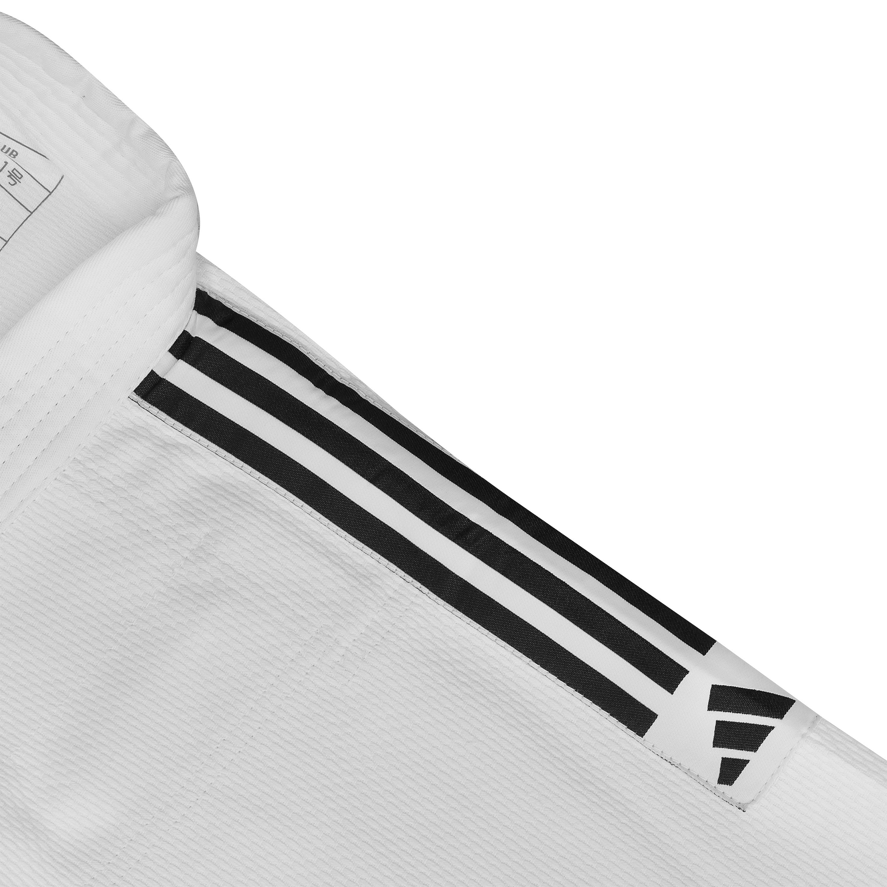 Adidas JU Kimono with Black Stripes Club 350g, White
