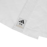 Adidas JU kimono s črnimi pasovi Club 350g, bel