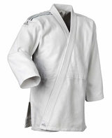 Adidas kimono da judo Contest Silver 650g, bianco