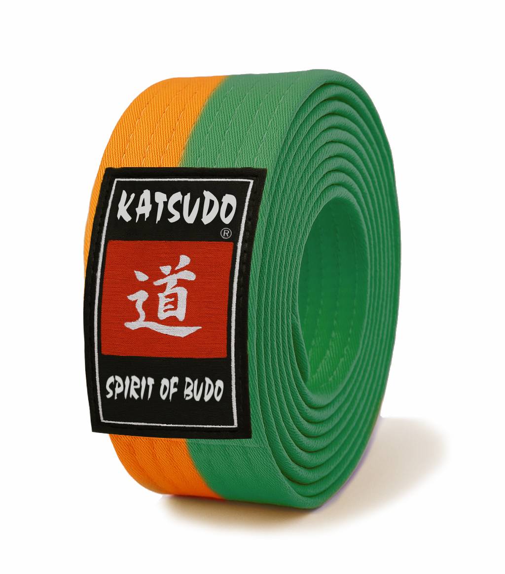 Katsudo pojas obi Master, narančasto zeleni