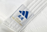 Adidas JU kimono s plavim prugama Club 350 g, bijelo