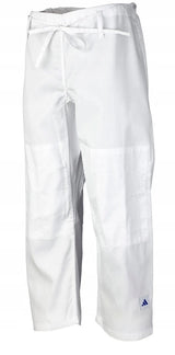Adidas JU kimono s plavim prugama Club 350 g, bijelo