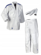 Adidas JU kimono s plavim prugama Club 350 g, bijelo