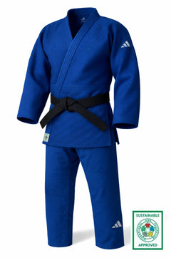 Adidas JU κιμονό Champion III IJF Regular fit 750g με λογότυπο, μπλε