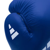 Adidas Leder-Boxhandschuhe World of Boxing, blau