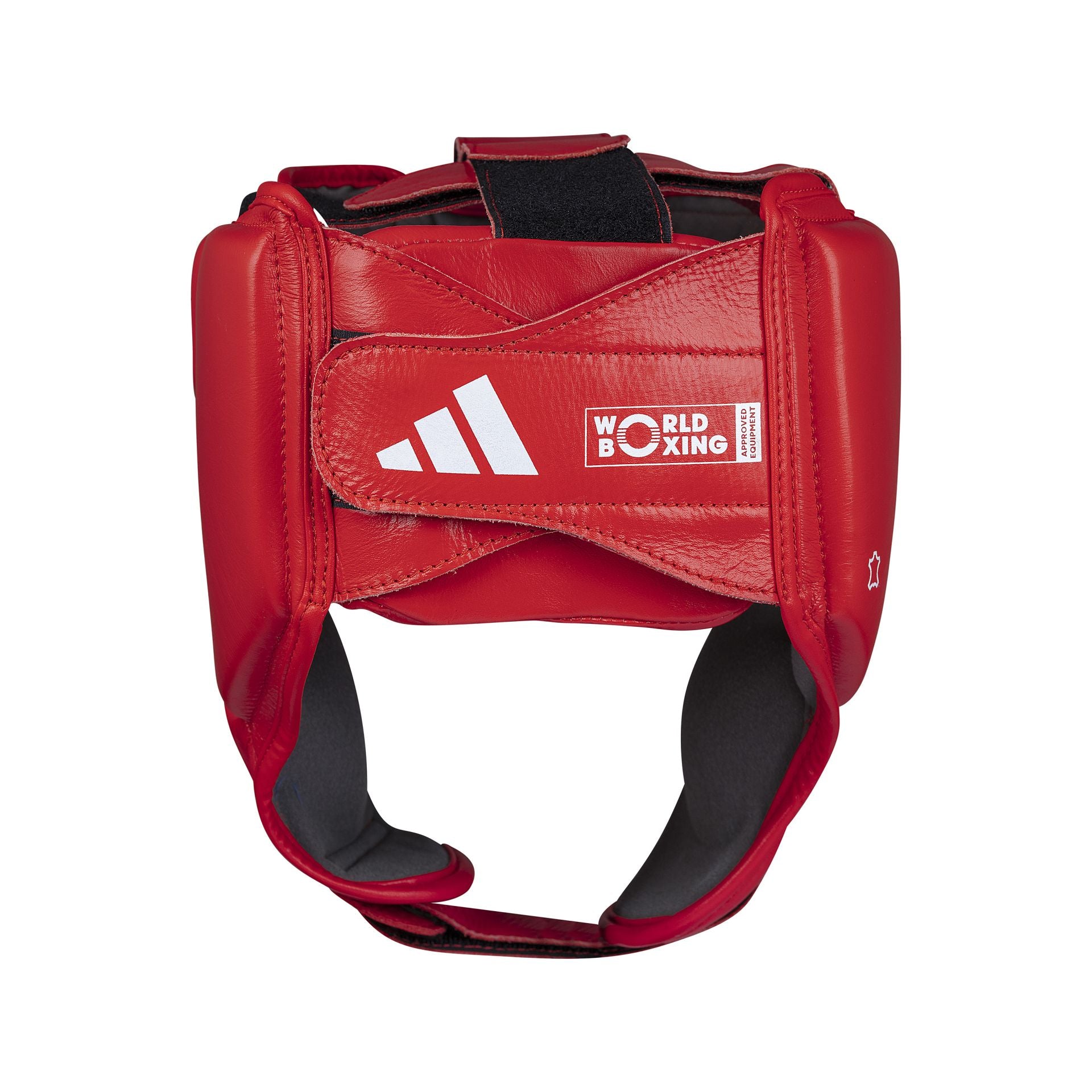 Adidas kožna bokserska kaciga WOBHG1, crvena