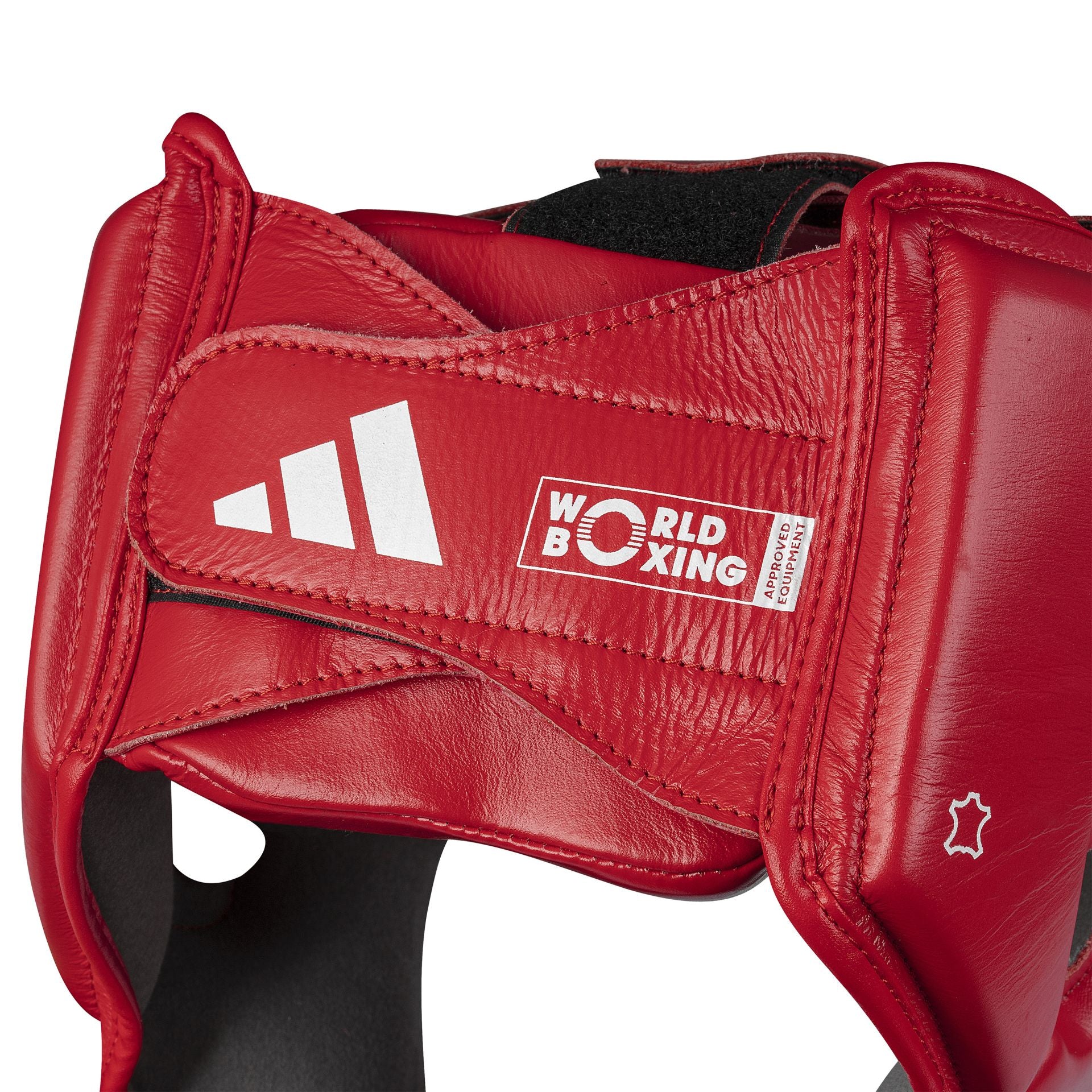Adidas kožna bokserska kaciga WOBHG1, crvena