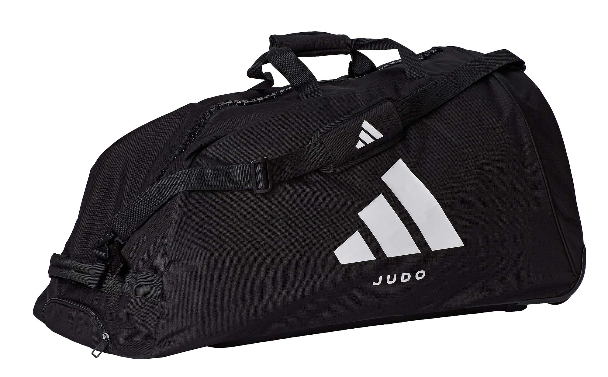 Adidas judo torba na kolesih, črna