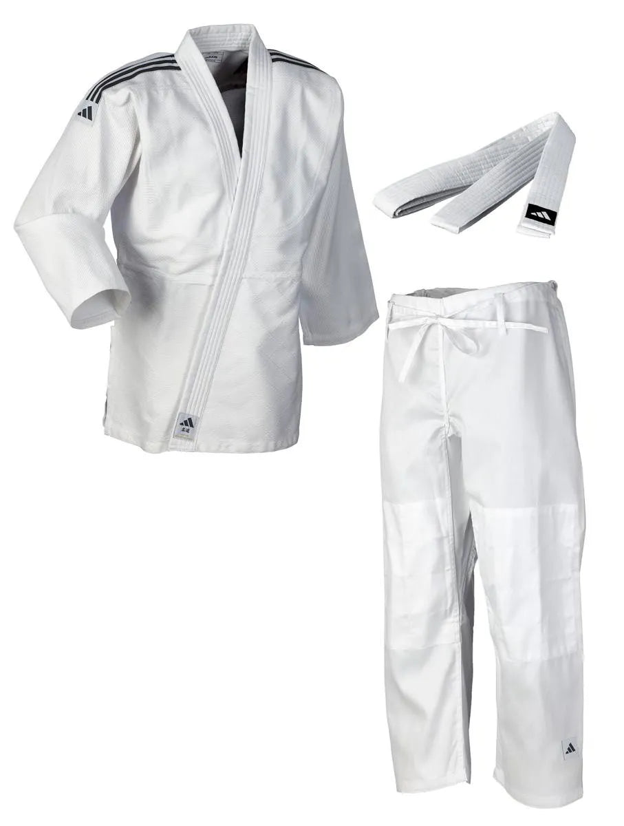 Adidas JU kimono s crnim pojasevima Club 350g, bijelo