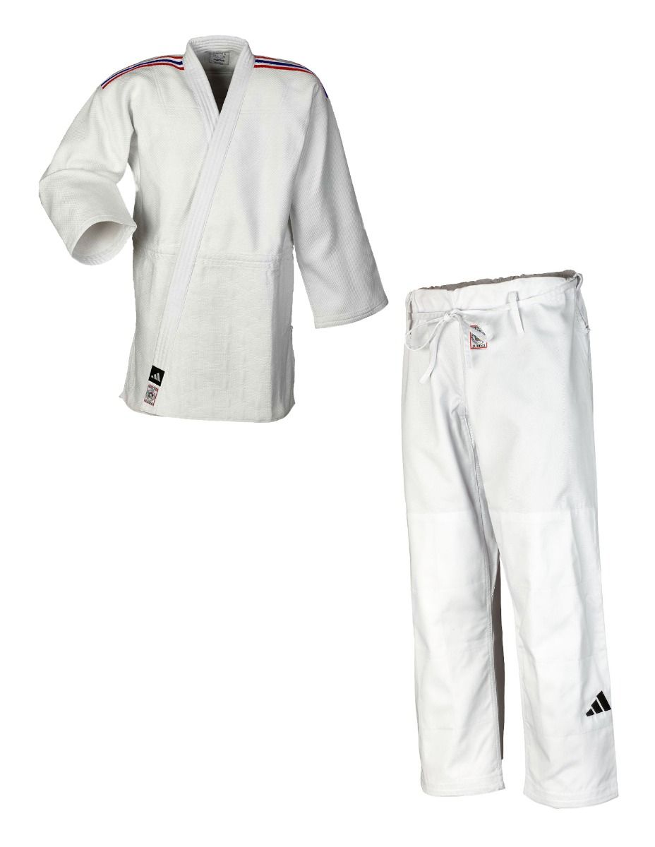 Adidas JU kimono s reprezentativnim pojasevima IJF Champion III Regular fit 730g, bijelo