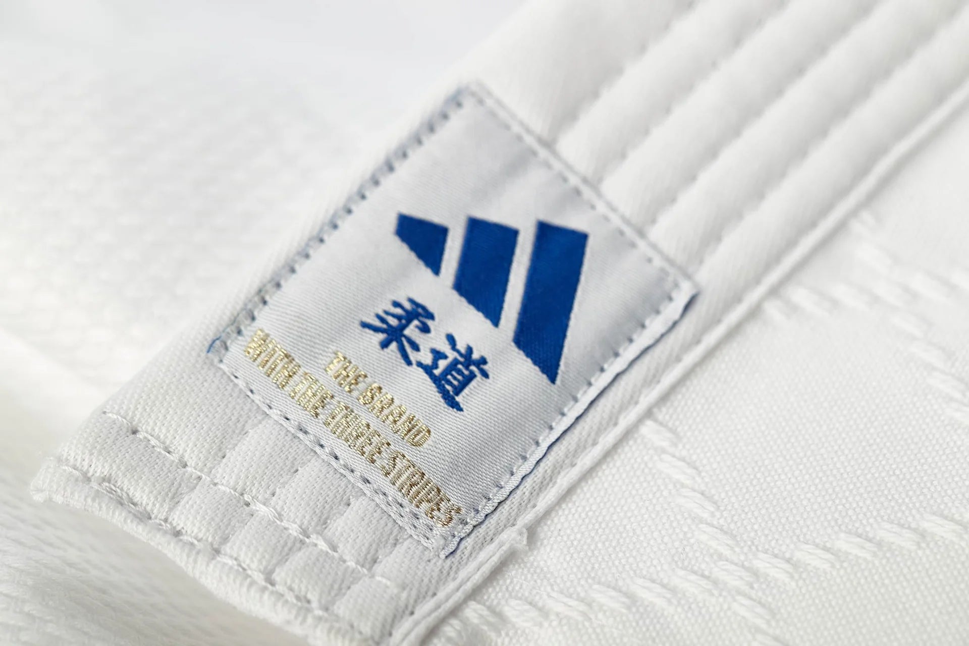 Adidas JU Kimono with Black Stripes Club 350g, White