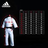 Adidas JU kimono s crnim pojasevima Club 350g, bijelo