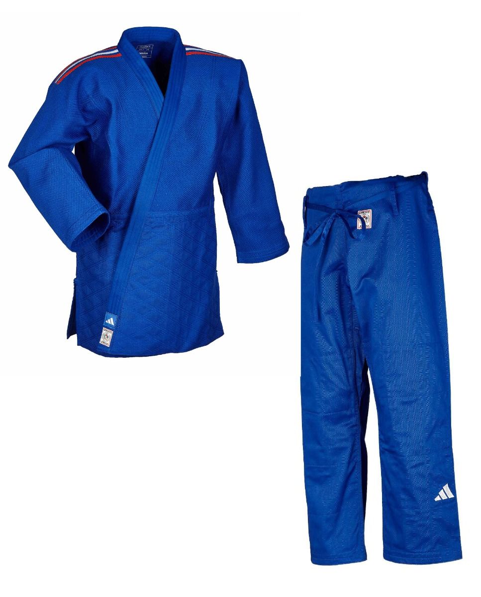 Adidas JU kimono s reprezentativnim pojasevima IJF Champion III Regular fit 730g, plavo