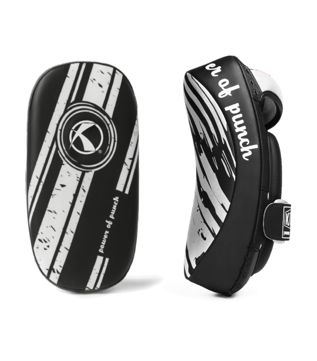 Katsudo kožne arm makiware Curve 2 kom, bijela-crna