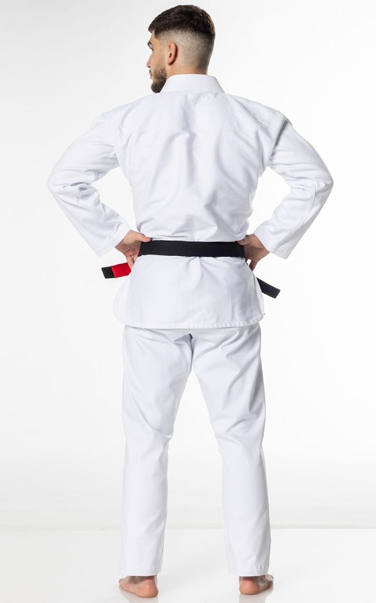 Zebra BJJ kimono GI Guerreiro 350g, bijelo