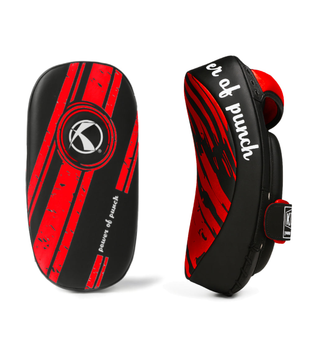 Katsudo kožne arm makiware Curve 2 kom, crvena-crna