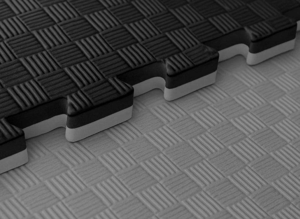 Katsudo tatami Checker hard, crno-sivo