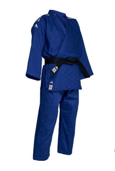 Adidas kimono da judo Champion III IJF Slim fit 750g, blu