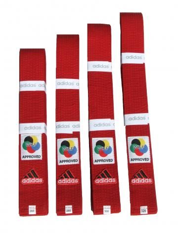 Adidas karate pojas ELITE WKF, crveni