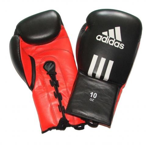 Adidas boksačke rukavice Combat, crno-crvene