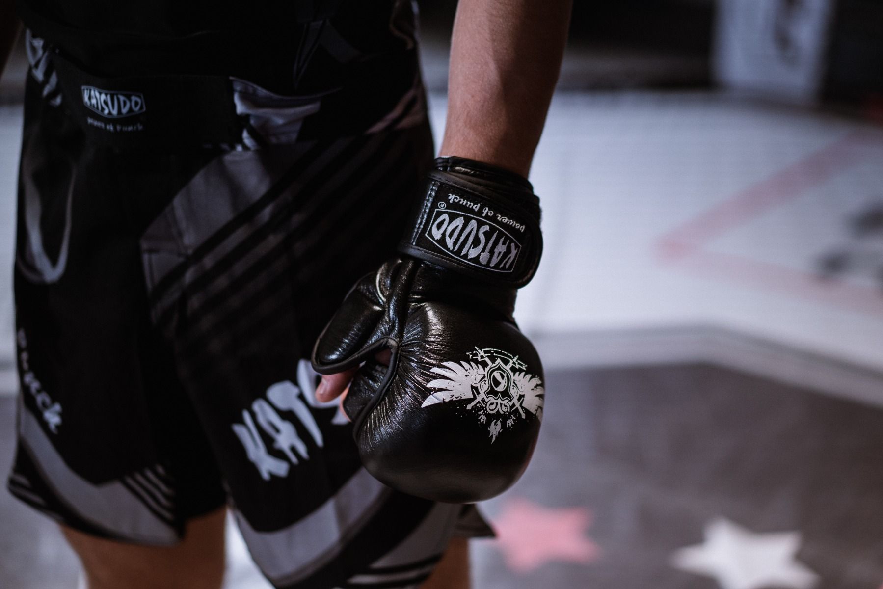 Katsudo trening rukavice za MMA Revenge, crne