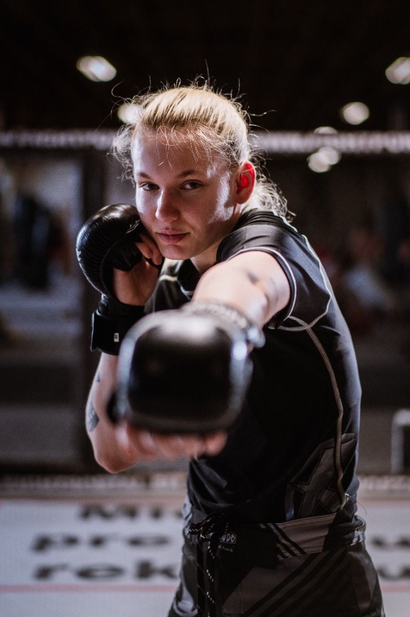 Katsudo trening rukavice za MMA Revenge, crne