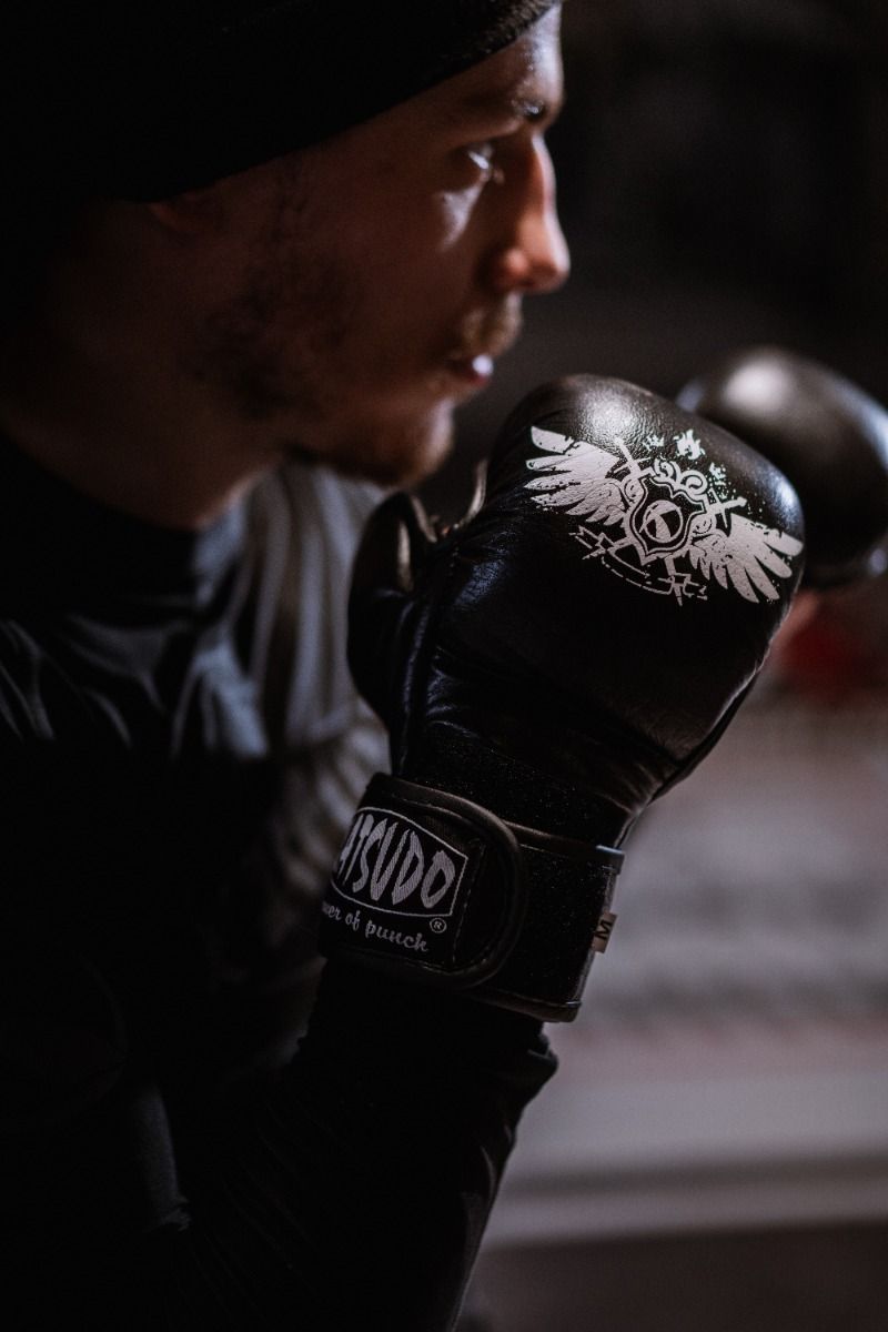 Katsudo trening rukavice za MMA Revenge, crne