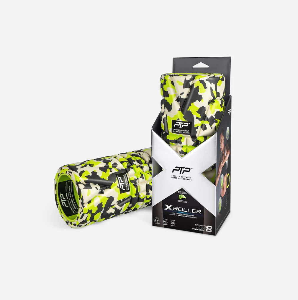 PTP pjenasti masažni valjak, neon camo
