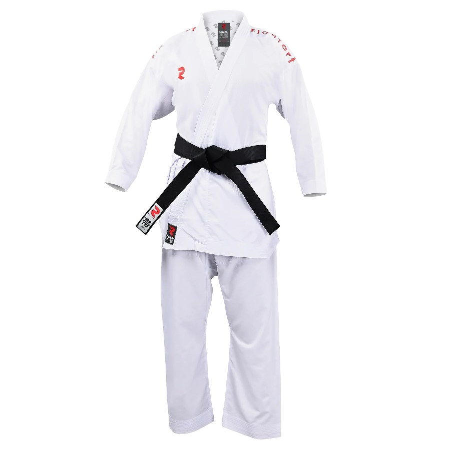Fight Art KA kimono Sempai WKF 120g, crveni znakovi