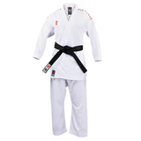 Fight Art KA kimono Sempai WKF 120g, crveni znakovi
