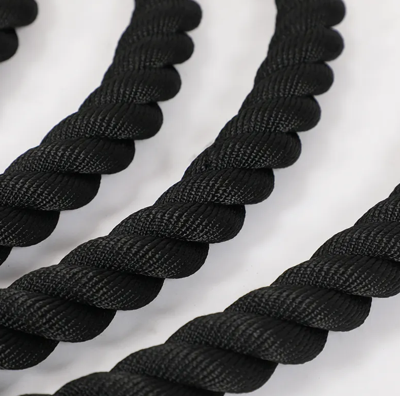 Katsudo konopac za vježbanje Battle rope, crni