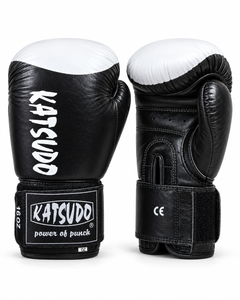Katsudo boksarske rokavice s tarčo Champ III, črne
