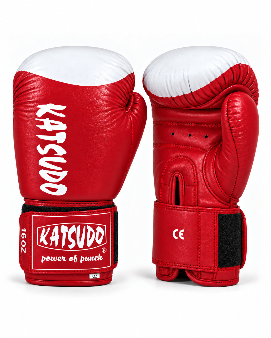 Katsudo boksačke rukavice s metom Champ III, crvene