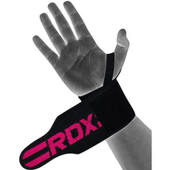 RDX profesionalne bandaže za zapešće za teretanu, ružičaste